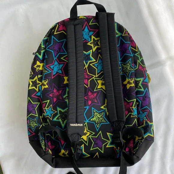 Yak Pak Multicolor Star Backpack Unisex - Picture 3 of 5